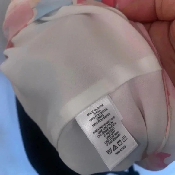 1. State printed mini open back slip dress NWOT - Picture 6 of 7